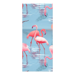 Carte Publicitaire Flamants Motif 1