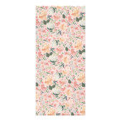 Carte Publicitaire Floral antique | Tarification ou services (Dos)