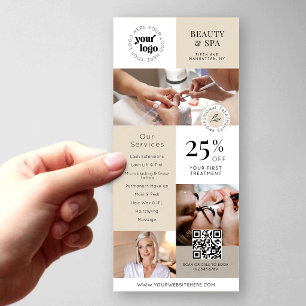 Carte Publicitaire Flyer de marketing pour entreprise de services de