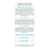 Carte Publicitaire Froid de Dallas + Guérissez Rackcard (Dos)