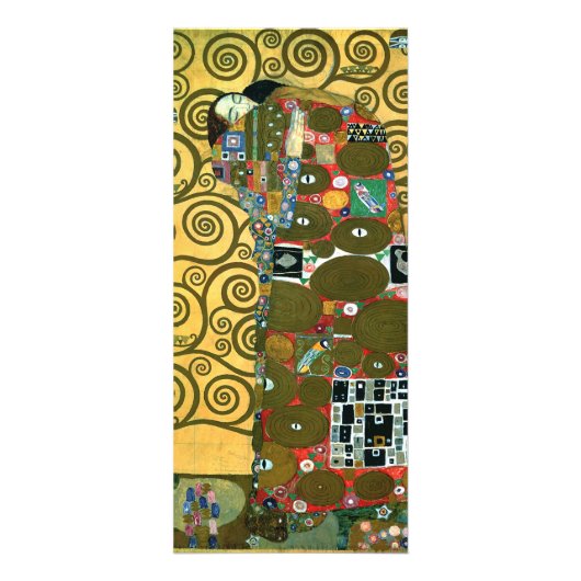 Carte Publicitaire Fulfillment (L'embrassade) par Gustav Klimt (Devant)