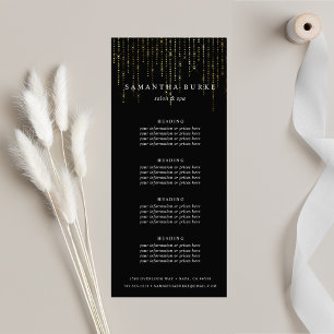 Carte Publicitaire Gold Marquee   Tarification ou services