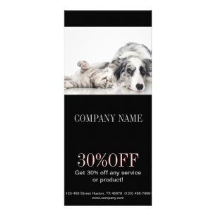 Carte Publicitaire Groomer animal d'animal familier de garde