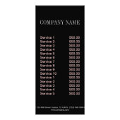 Carte Publicitaire Groomer animal d'animal familier de garde (Dos)