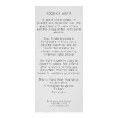 Carte Publicitaire Instructeur de Yoga Boho Arch Crescent Céleste Lun (Dos)