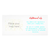 Carte Publicitaire Joyeux Train pour enfants (Dos)