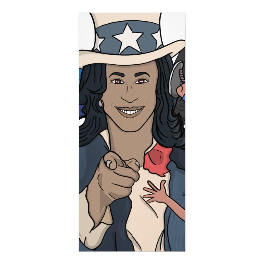 Carte Publicitaire Kamala Harris Bootleg Rap (Devant)