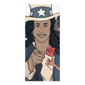 Carte Publicitaire Kamala Harris Bootleg Rap (Dos)