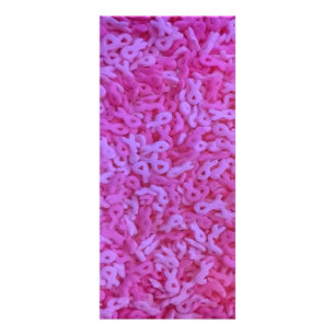 Carte Publicitaire La conscience rose de cancer du sein de ruban