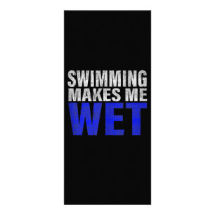 Carte Publicitaire La natation me rend Débardeur