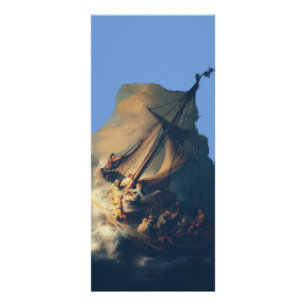 Carte Publicitaire La tempête sur la mer de Galilée