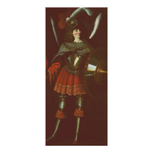 Carte Publicitaire L'Archange Michel par Francisco de Zurbarán