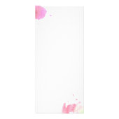 Carte Publicitaire Lashs/Brosses d'aquarelle créative (Dos)