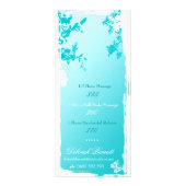 Carte Publicitaire Le jardin 311 bleu tranquille se fanent (Dos)