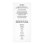 Carte Publicitaire Le passage de la légende mémorial moderne noir bla (Dos)