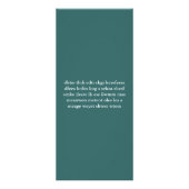 Carte Publicitaire Les pierres en verre de massage de plage (Dos)