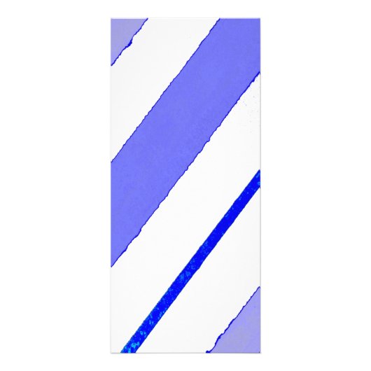 Carte Publicitaire Lignes bleues (Devant)