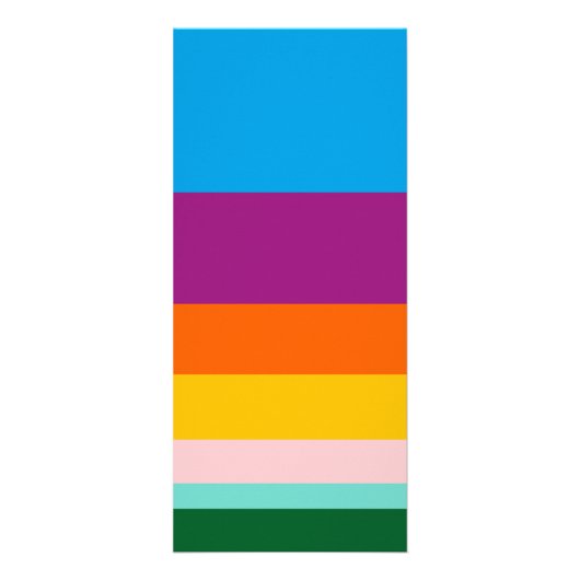 Carte Publicitaire Lignes colorées (Devant)