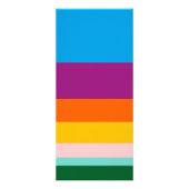 Carte Publicitaire Lignes colorées (Dos)