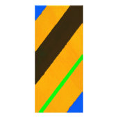 Carte Publicitaire Lignes orange (Dos)