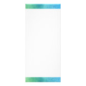 Carte Publicitaire Logo Abstrait vert/bleu Floral Wellness (Dos)