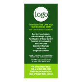 Carte Publicitaire Logo d'irrigation, d'irrigation, d'aération (Dos)