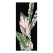 Carte Publicitaire Logo Feuille tropical moderne | Services de tarifi (Dos)