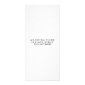 Carte Publicitaire Logo professionnel noir et blanc Service (Dos)