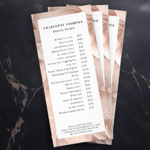 Carte Publicitaire Luxe, Beige-Blanc, Fleur, Salon