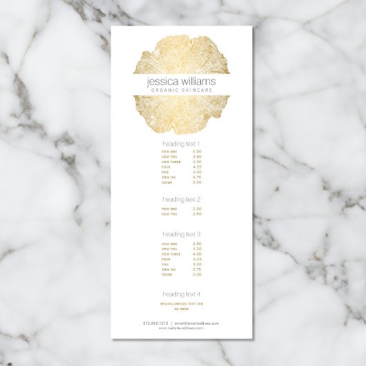 Carte Publicitaire Luxe Wood Effet Art