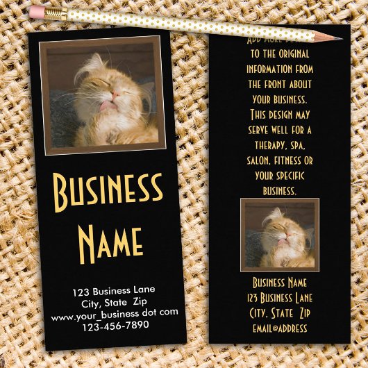 Carte Publicitaire Maine Coon Prévenir la photo de près