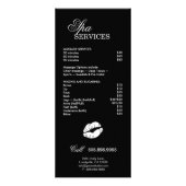 Carte Publicitaire Makeup Rack Card Beauty Cosmétologiste Service Men (Dos)