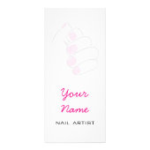 Carte Publicitaire Manucure et technicien de clou (Dos)