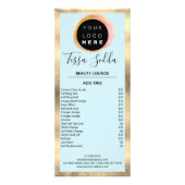 Carte Publicitaire Maquillage cheveux ongles Manucure Pedicure Wellne (Dos)
