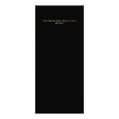 Carte Publicitaire Maquillage de Tarot Nails Lashes Salon Or Noir (Dos)