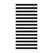 Carte Publicitaire Maquillage Gold Lips Black White Stripes Tarifs (Dos)