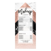 Carte Publicitaire Marbre blanc g d'or de parties scintillantes de (Dos)