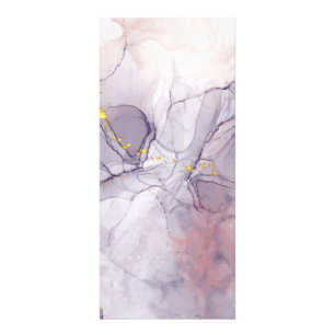 Carte Publicitaire Marbre Violet et Or