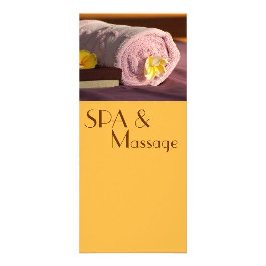 Carte Publicitaire Massage (Devant)