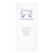Carte Publicitaire Massage therapist hand prints (Devant)