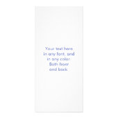 Carte Publicitaire Massage therapist hand prints (Dos)