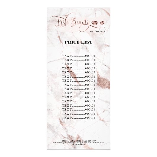 CARTE PUBLICITAIRE MODÈLE (Devant)