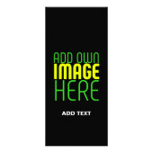 CARTE PUBLICITAIRE MODÈLE DE TEXTE D'IMAGE NOIRE SIMPLE ET MODERNE (Dos)