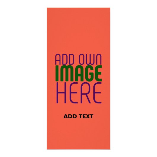 CARTE PUBLICITAIRE MODÈLE DE TEXTE D'IMAGE ROUGE DE TOMATE ÉDITABLE M (Devant)