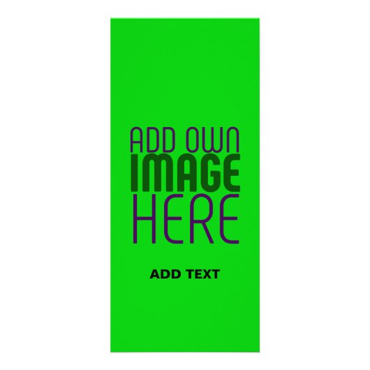 CARTE PUBLICITAIRE MODÈLE TEXTE D'IMAGE VERTE MODERNE ÉDITABLE LIME (Devant)