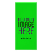 CARTE PUBLICITAIRE MODÈLE TEXTE D'IMAGE VERTE MODERNE ÉDITABLE LIME (Dos)