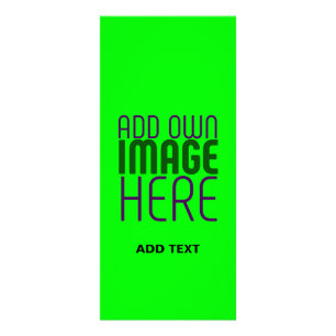 CARTE PUBLICITAIRE MODERNE ÉDITABLE NEON GREEN IMAGE MODÈLE TEXTE