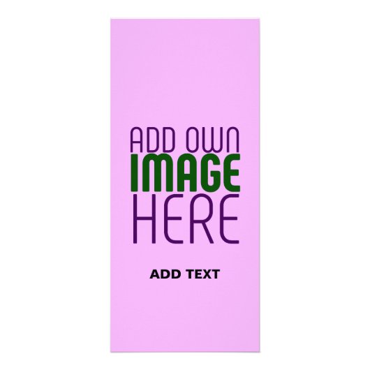 CARTE PUBLICITAIRE MODERNE ÉDITABLE SIMPLE MAUVE IMAGE MODÈLE TEXTE (Devant)