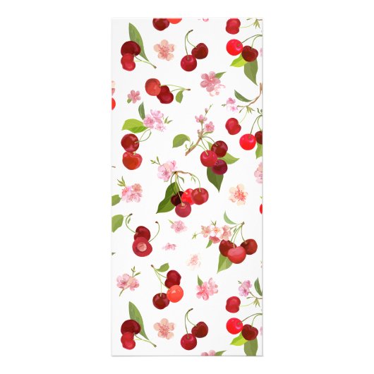 Carte Publicitaire Motif cerise 1 (Devant)