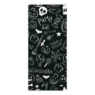 Carte Publicitaire Motif d'Halloween